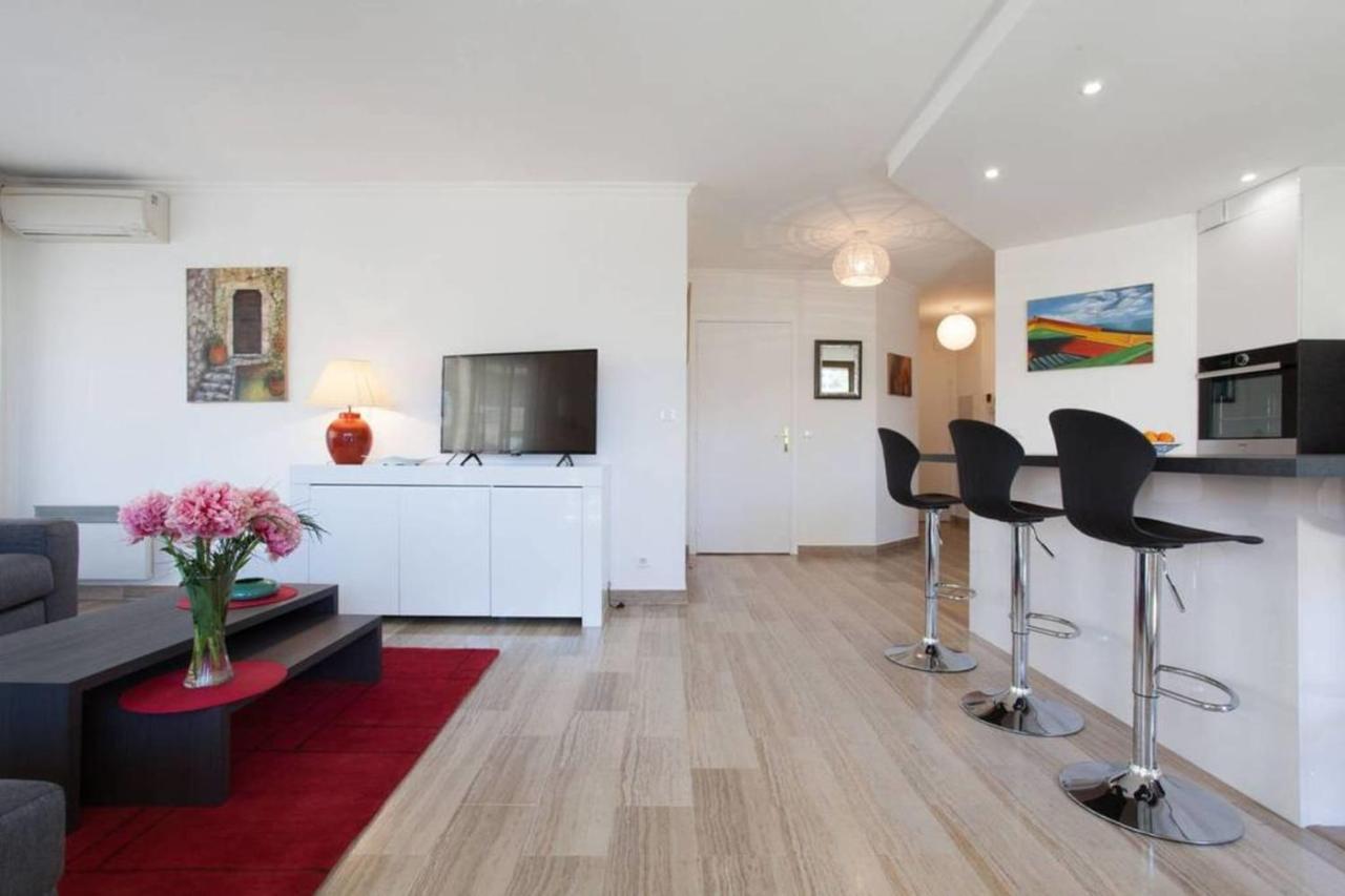 3-Room Apartment With Terrace In Palm Beach Канны Экстерьер фото