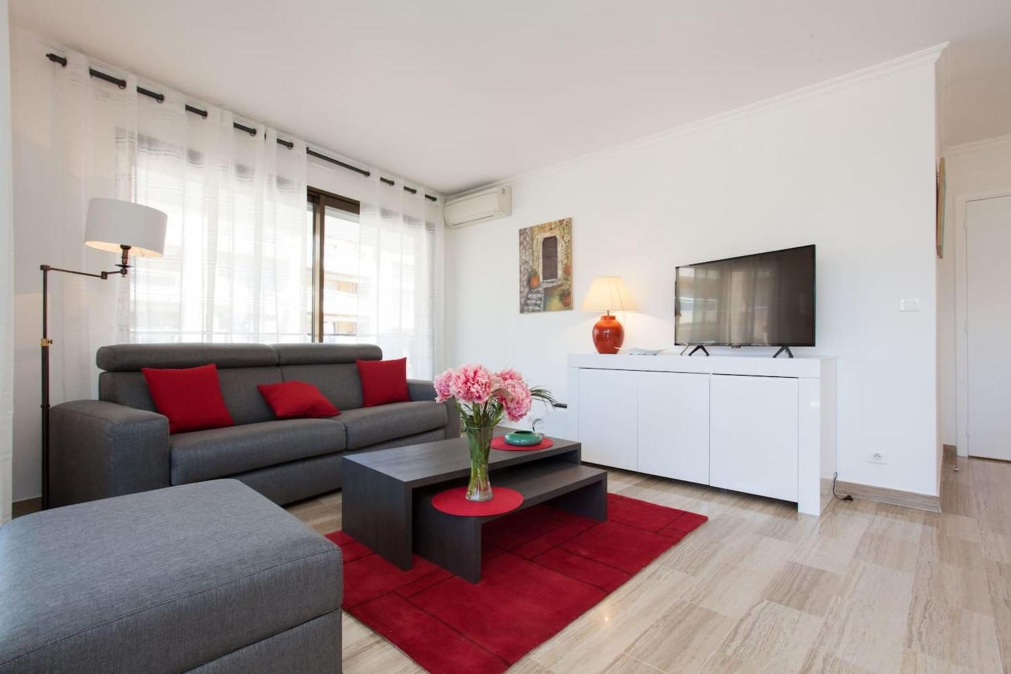 3-Room Apartment With Terrace In Palm Beach Канны Экстерьер фото